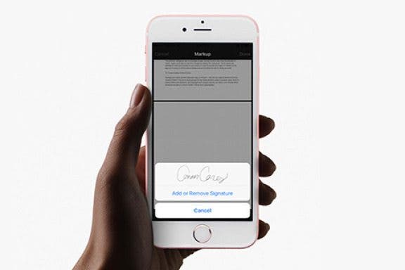 Image for article: How to Sign a PDF Document in the iPhone Mail App