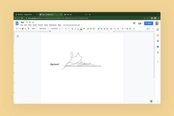 Image for article: How to Sign a Document in Google Docs
