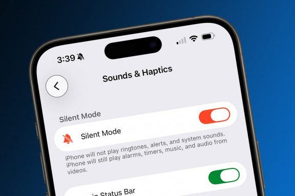 Image for article: How to Turn Silent Mode On & Off on iPhone