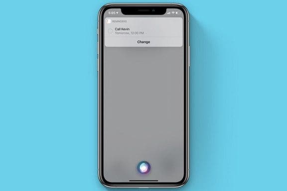 Image for article: How to Use Siri to Set New Reminders on an iPhone