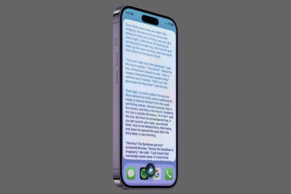 Image for article: How to Get Siri to Tell a Bedtime Story