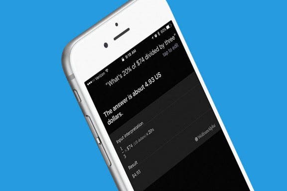 Image for article: How to Calculate Your Tip with Siri