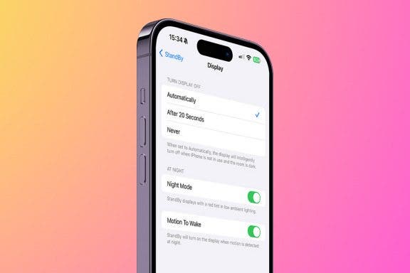 Image for article: How to Use StandBy Mode in iPhone Sleep Mode & Other Focus Modes