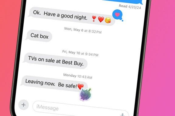Image for article: How to Respond to a Text with a Sticker on iMessage