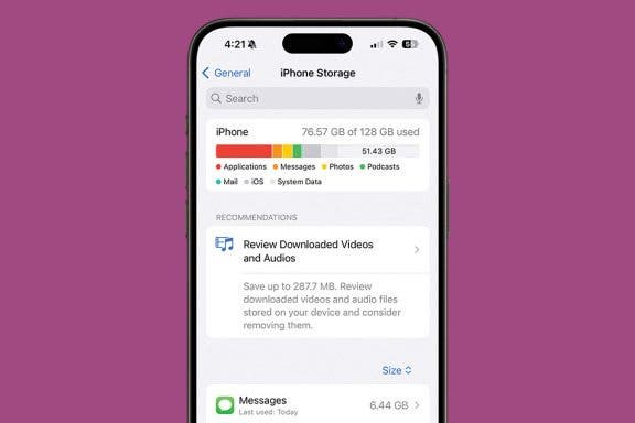 Image for article: Organize Your iPhone’s Storage & Battery