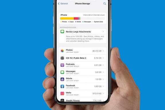 Image for article: Fixed: Notification Says iPhone Storage Almost Full When It's Not