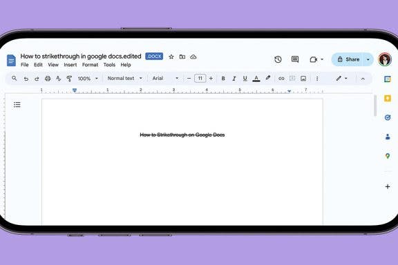 Image for article: How to Add Strikethrough Text in Google Docs