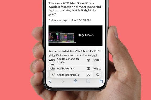 Image for article: How to Bookmark All Open Safari Tabs at Once