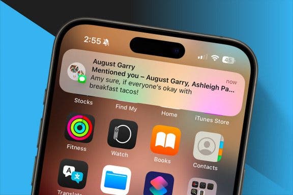 Image for article: How to Tag Contacts in a Group Chat on Your iPhone