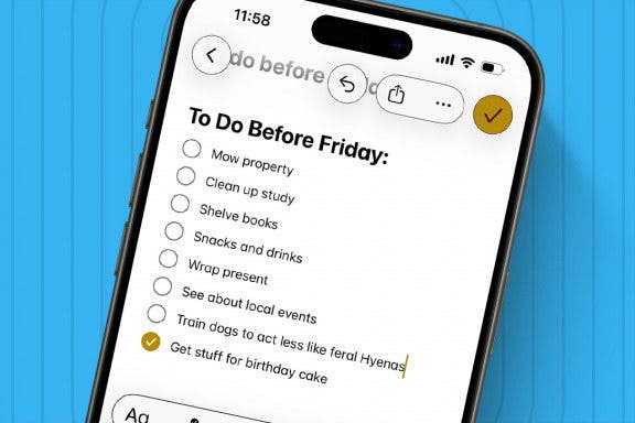Image for article: How to Auto-Sort Completed Checklist Items in Notes on iPhone