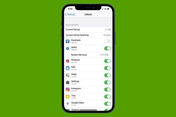 Image for article: How to Check Data Usage on iPhone