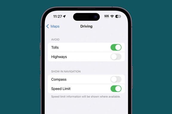 Image for article: The Easiest Way to Avoid Tolls & Highways in Apple Maps