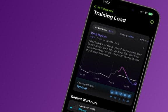 Image for article: How to Use Apple Watch's Training Load Feature