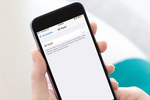 Image for article: How to Turn 3D Touch Off on iPhone