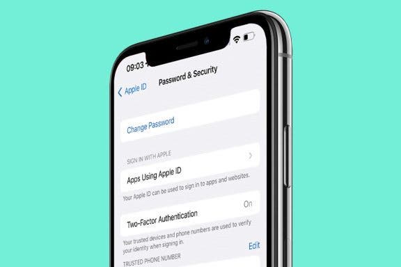 Image for article: iPhone Security: How to Set Up Two-Factor Authentication
