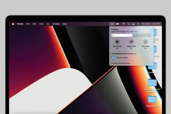 Image for article: How to Customize Universal Control & Add It to Mac Menu Bar