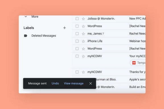 Image for article: How to Unsend an Email in Gmail
