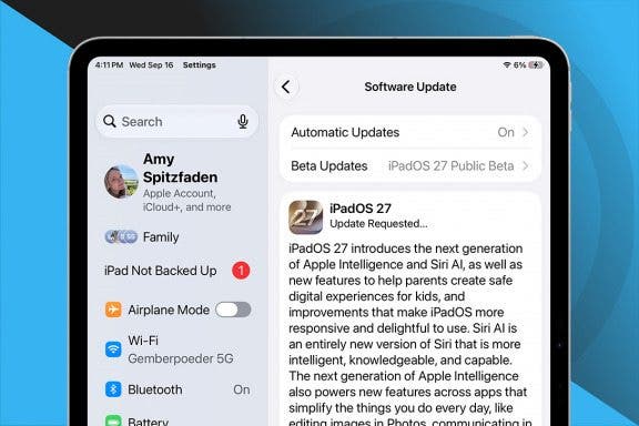 Image for article: How to Update Your iPad to iPadOS 27