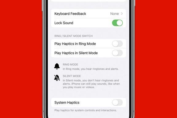 Image for article: How to Turn Off Vibration on iPhone
