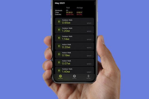 Image for article: How to See Apple Watch Workouts in the Fitness App on iPhone