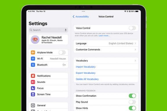 Image for article: How to Turn Off Voice Control on iPad