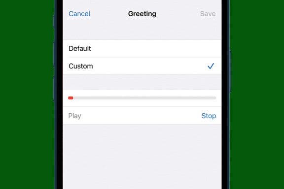 Image for article: How to Change Voicemail Greeting on iPhone