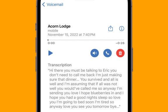 Image for article: How to Use iPhone Voicemail Transcriptions