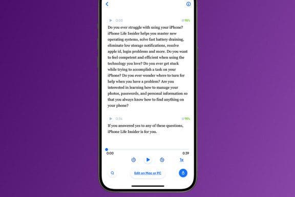 Image for article: How to Transcribe Voice Memos on iPhone & iPad