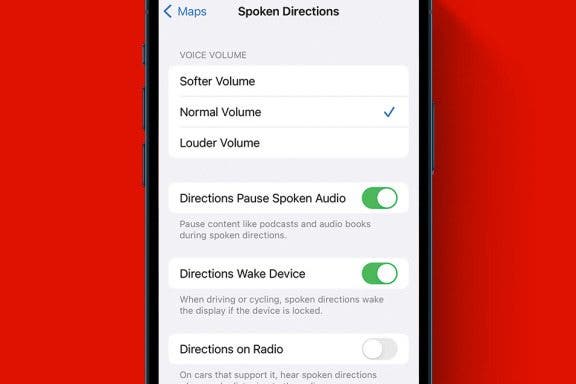 Image for article: Change Apple Maps Voice Volume or Turn It Off