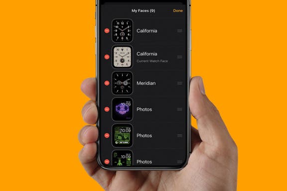 Image for article: Change Apple Watch Face Order