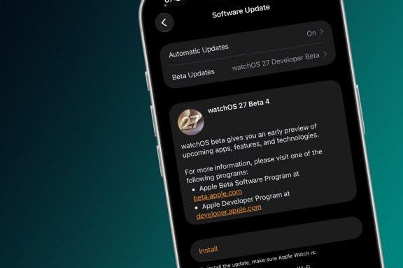 Image for article: How to Get watchOS 27 Beta on Apple Watch