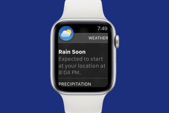 Image for article: How to Get Weather Alerts on Apple Watch