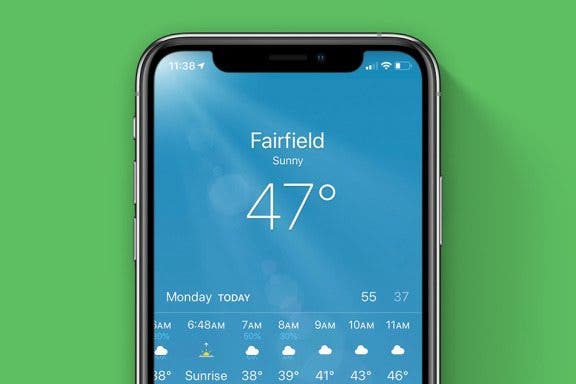 Image for article: How to Check the Weather Forecast on Your iPhone