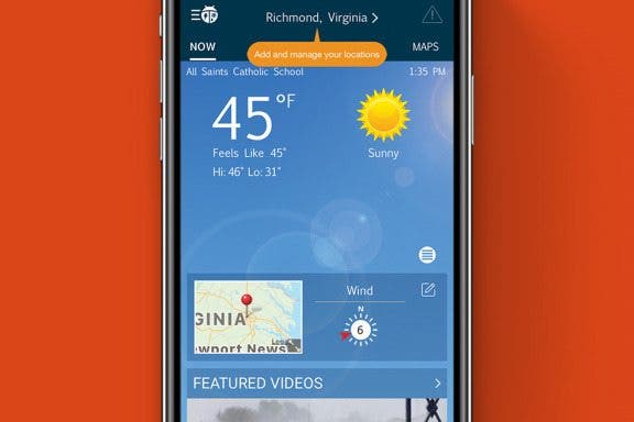 Image for article: 5 Best Weather Apps for Your iPhone