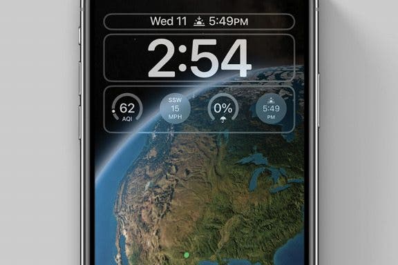 Image for article: How to View the Weather on iPhone Lock Screen