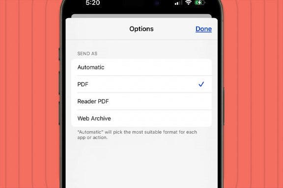 Image for article: How to Save a Webpage as a PDF in Safari on iPhone & iPad