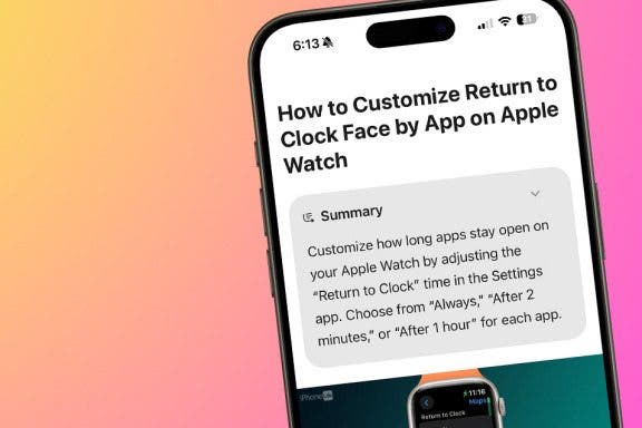 Image for article: How to Summarize a Webpage in Safari (iOS 18)