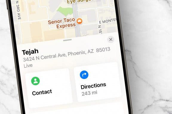 Image for article: What Does 'Live' Mean on Find My iPhone?