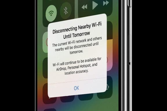 Image for article: How to Disconnect from Wi-Fi on Your iPhone Quickly & Temporarily