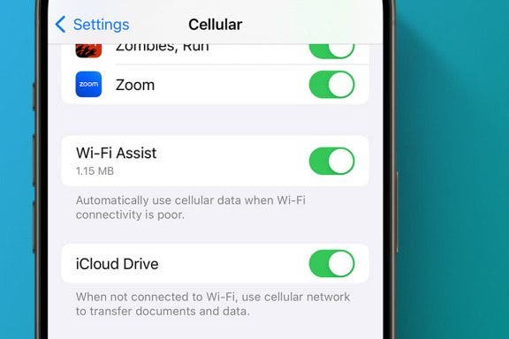 Image for article: How to Turn Wi-Fi Assist Off on iPhone