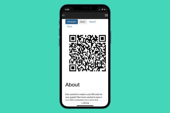 Image for article: How to Create a Scannable Wi-Fi Password