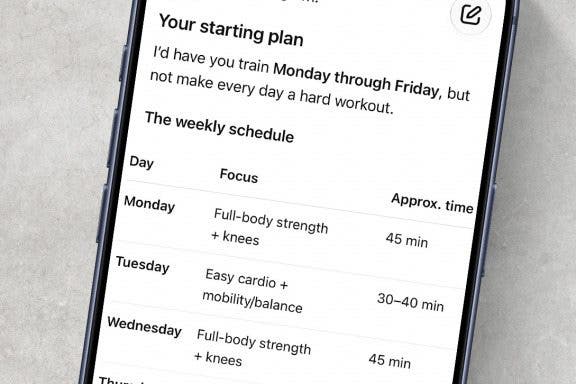 Image for How to Use AI to Generate a Fitness Plan
