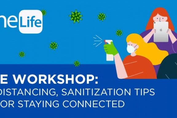 Image for article: Free iPhone Workshop: Social Distancing, Sanitation Tips & Apps for Staying Connected