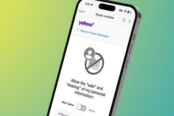 Image for article: How to Tell Yahoo Not to Sell Your Information