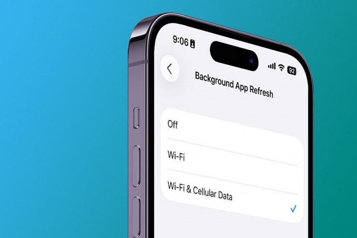 Change Background App Refresh to Wi-Fi Only on iPhone
