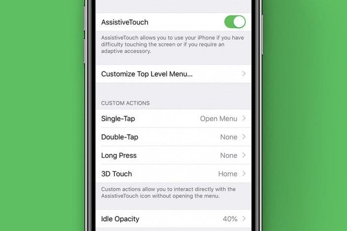 How to Add 3D Touch Actions to AssistiveTouch