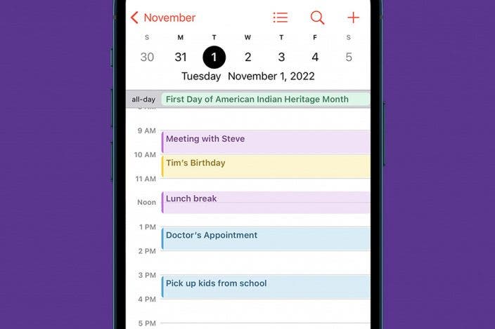 How to Change Calendar Color on iPhone
