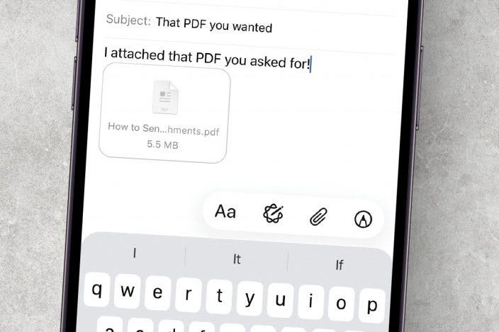 How to Send an Email on iPhone with Attachments