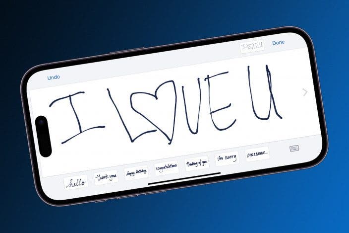 How to Send a Handwritten Message on iPhone