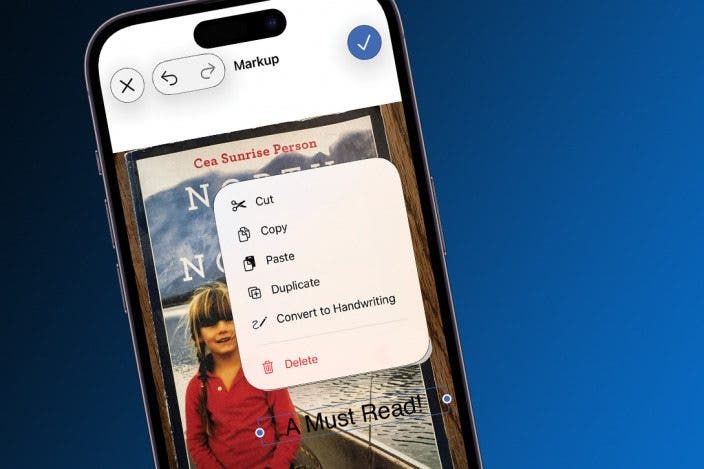 How to Convert Text to Handwriting in Photos (iOS 26)